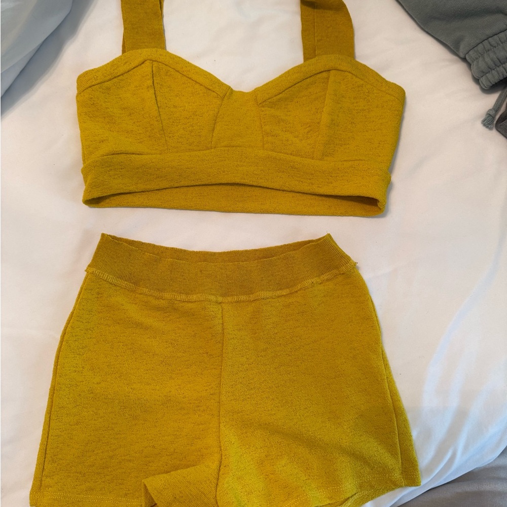 Zara Vibrant Yellow Knit Top